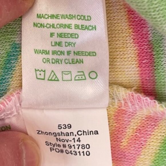 LILLY PULITZER Megan Hooded Tunic Terrycloth Swim Cover Up Pink Flamingos Small - Picture 12 of 17